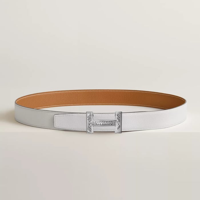 Quizz Touareg Belt Buckle & Reversible Leather Strap 32 MM