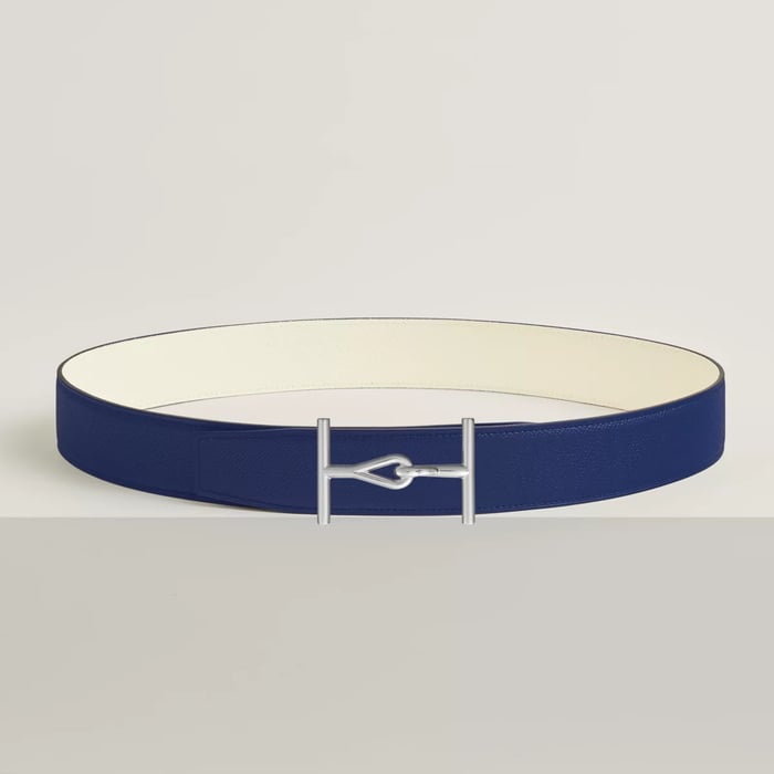 Jumbo Belt Buckle & Reversible Leather Strap 38 MM