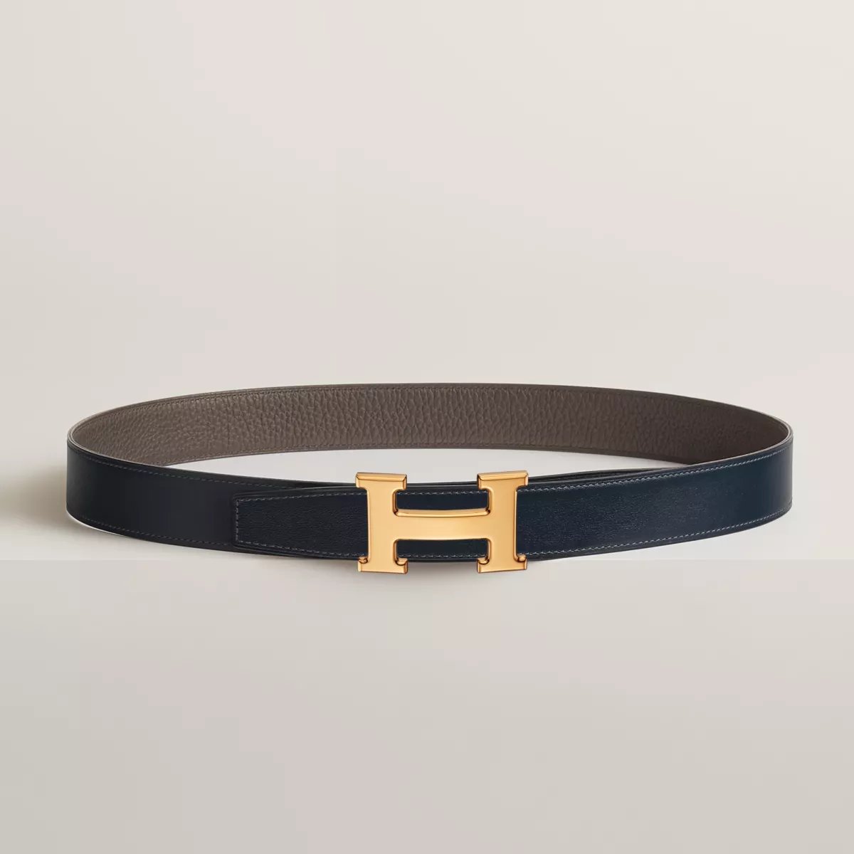 ベルトバックル 《H》 & レザーベルト（キット） 32