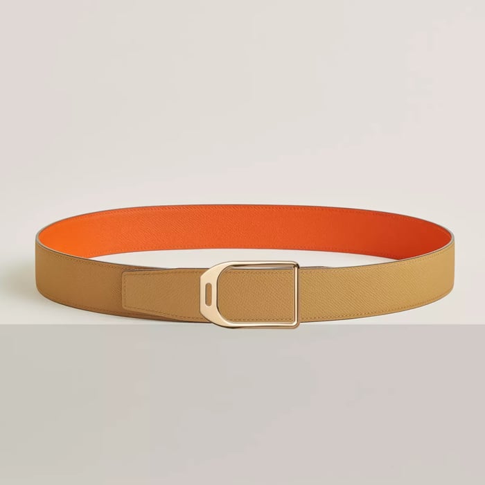 Jockey Belt Buckle & Reversible Leather Strap 38 MM