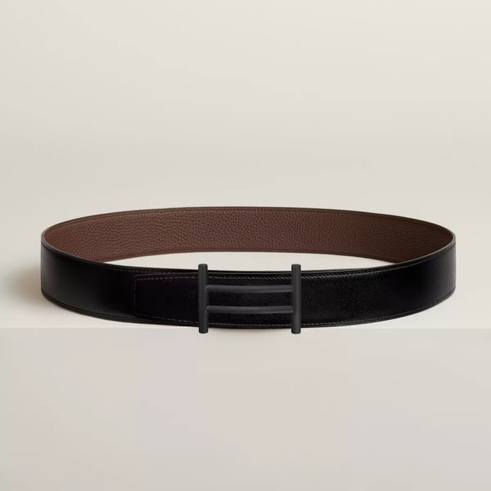 Rider Belt Buckle & Reversible Leather Strap 38 MM