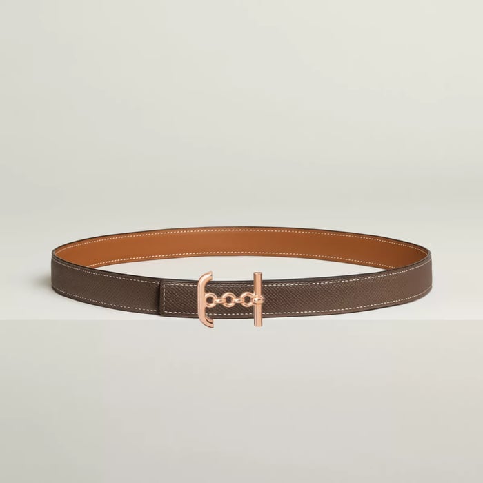 Ancre Marin Belt Buckle & Reversible Leather Strap 24 MM
