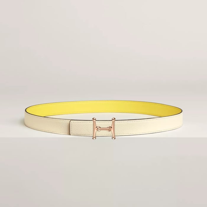 Mors H Belt Buckle & Reversible Leather Strap 24 MM