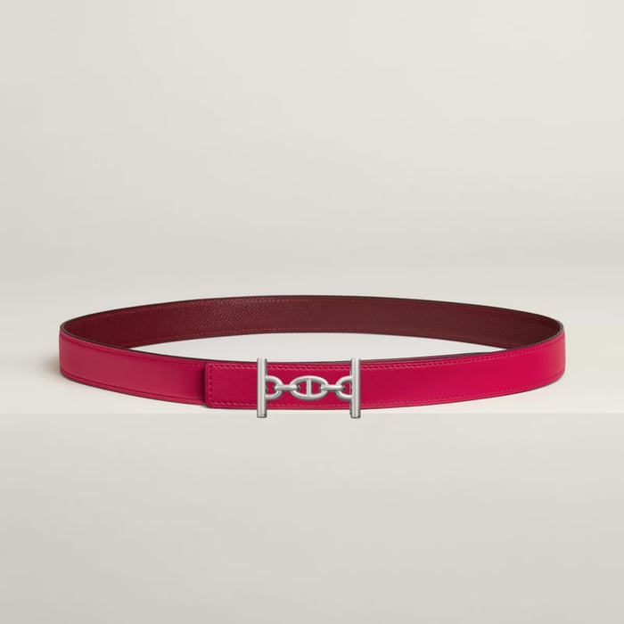 Lagune belt buckle & Reversible leather strap 24 mm