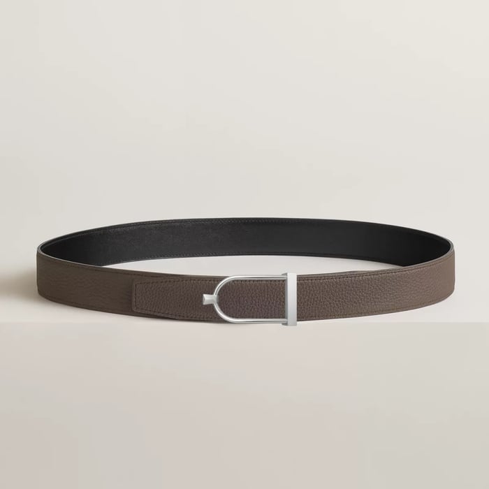 Ecrin Belt Buckle & Reversible Leather Strap 32 MM