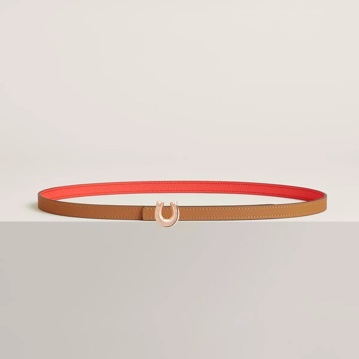 Lucky Jockette Belt Buckle & Reversible Leather Strap 13 MM