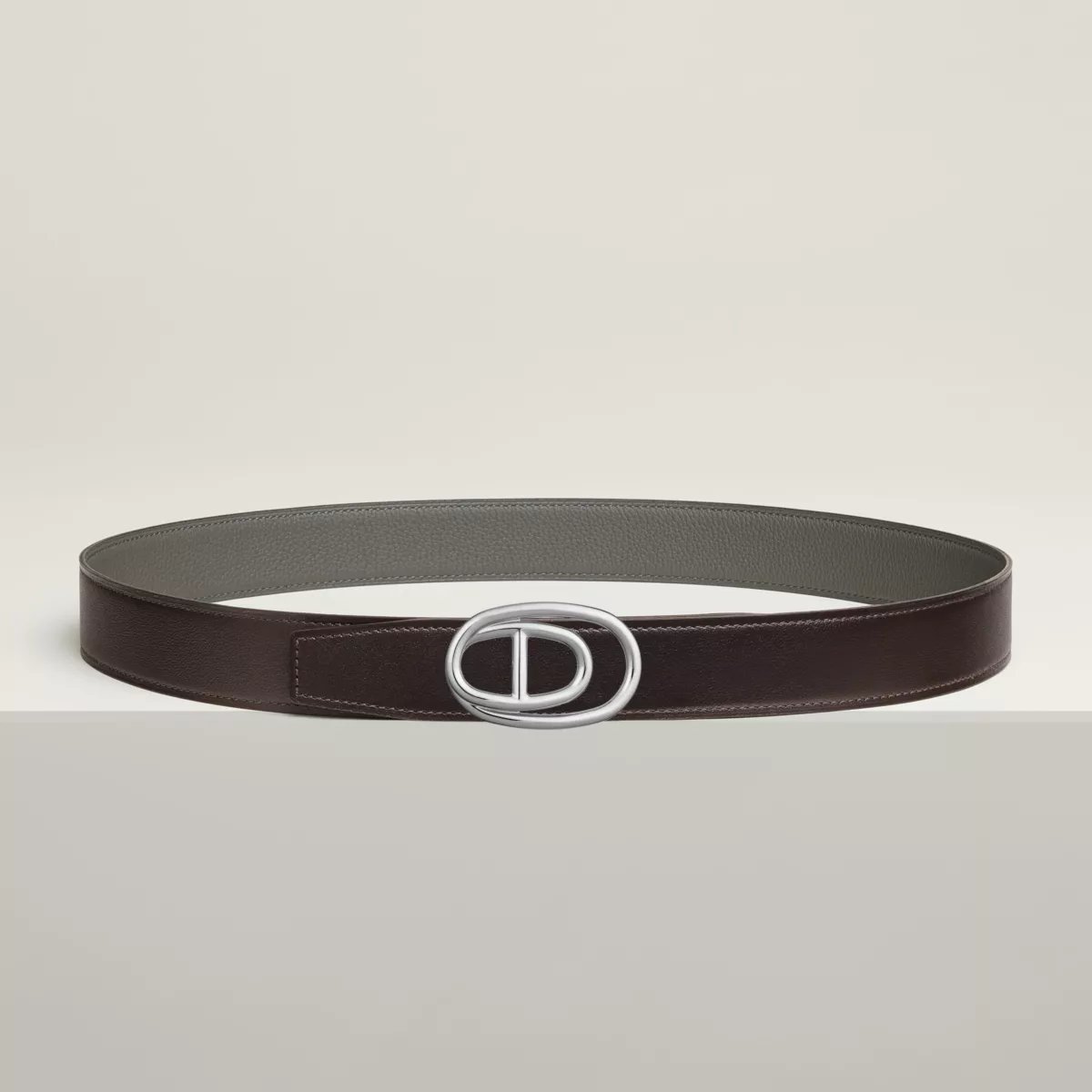 Odyssee 벨트 버클 & 리버서블 가죽 스트랩 32mm