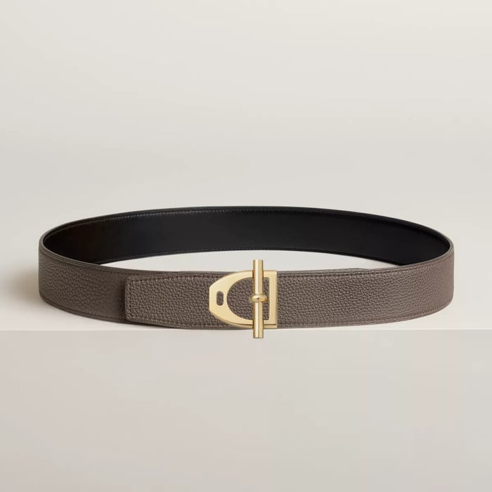 Neo Etrier Belt Buckle & Reversible Leather Strap 38 MM
