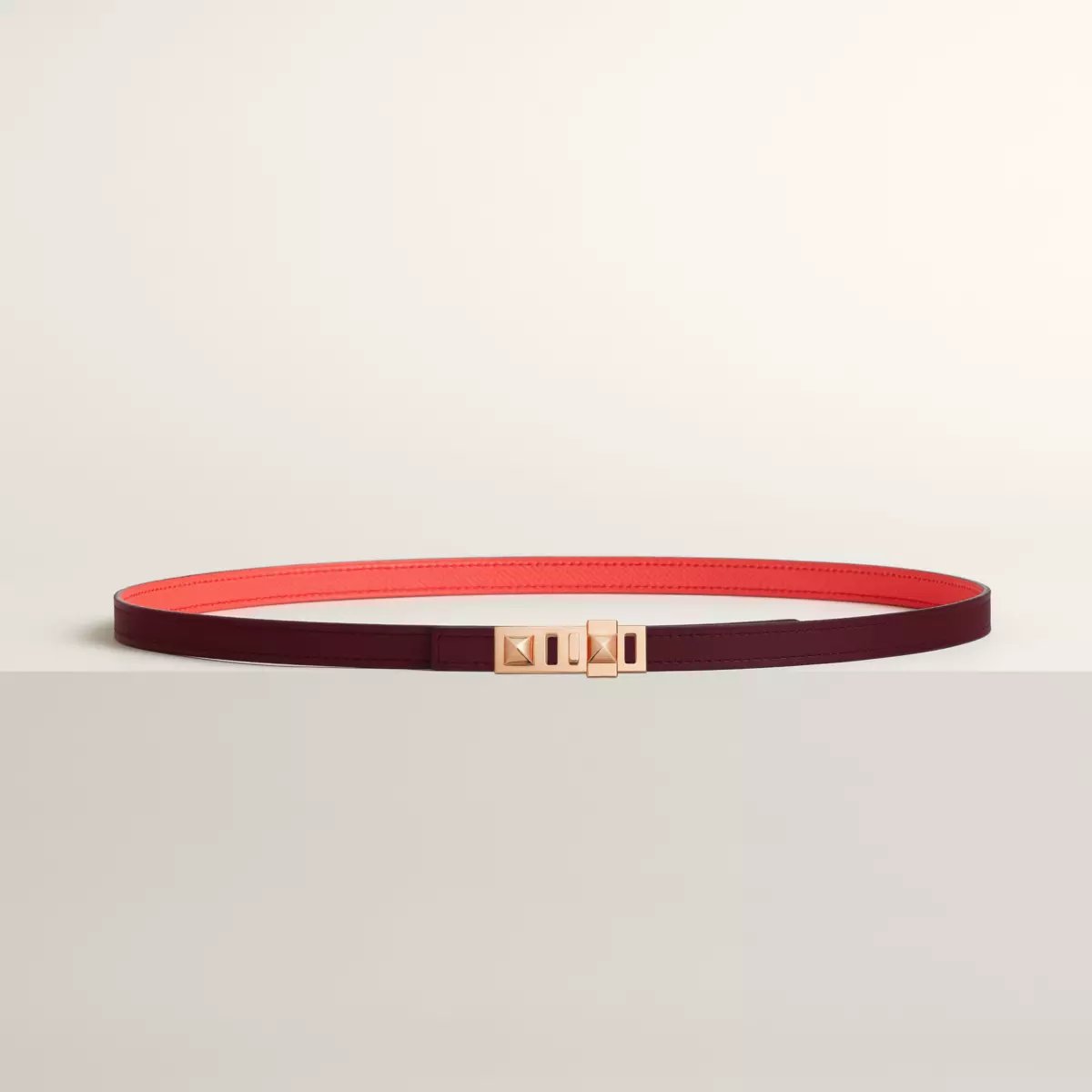 Boucle de ceinture Collier de Chien & Cuir de ceinture réversible 13 mm