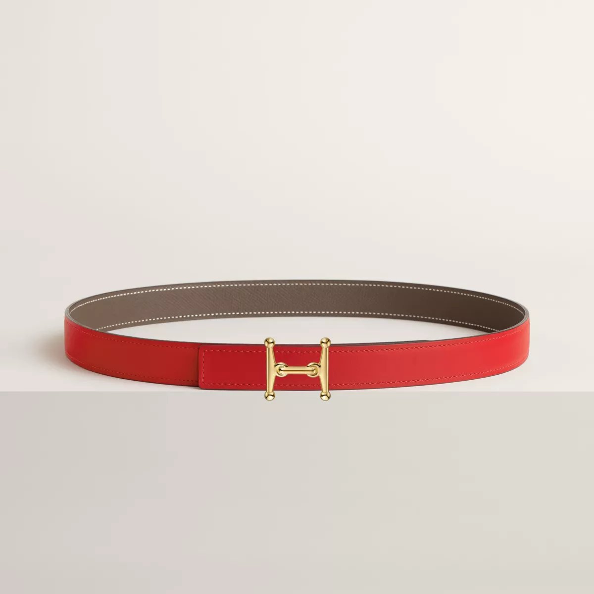 ベルトバックル 《モールH》 & レザーベルト（キット） 24