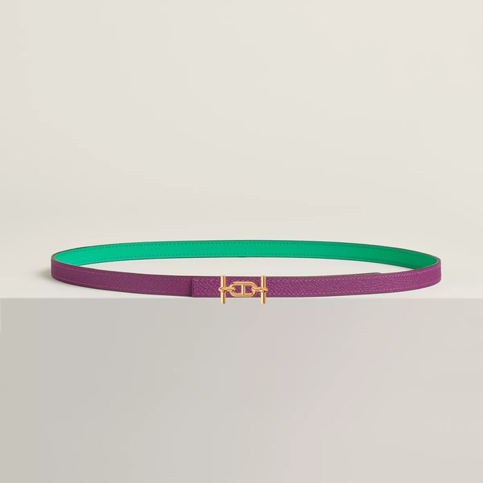 Ancre Belt Buckle & Reversible Leather Strap 13 MM