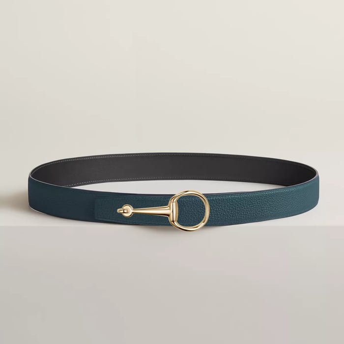 Casaque Belt Buckle & Reversible Leather Strap 32 MM