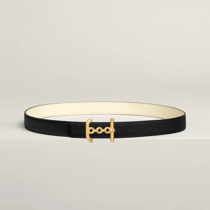 Ancre Marin belt buckle & Reversible leather strap 24 mm