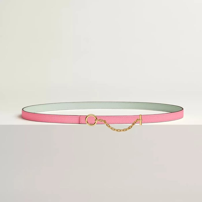Carrousel Belt Buckle & Reversible Leather Strap 13 MM