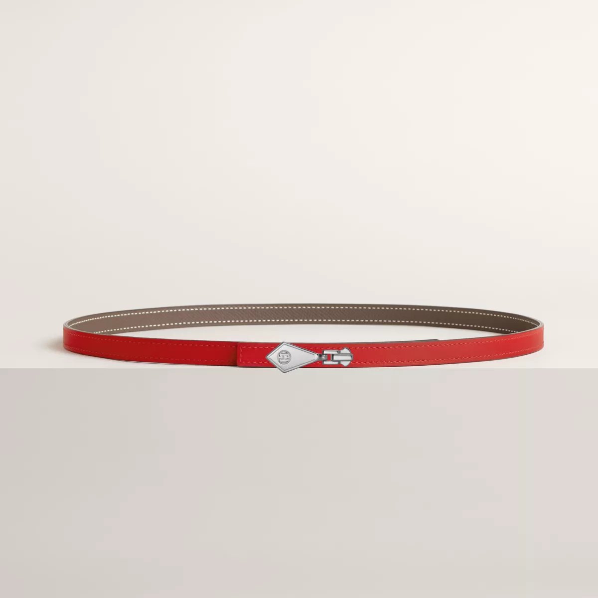 Fermetout belt buckle & Reversible leather strap 13 mm