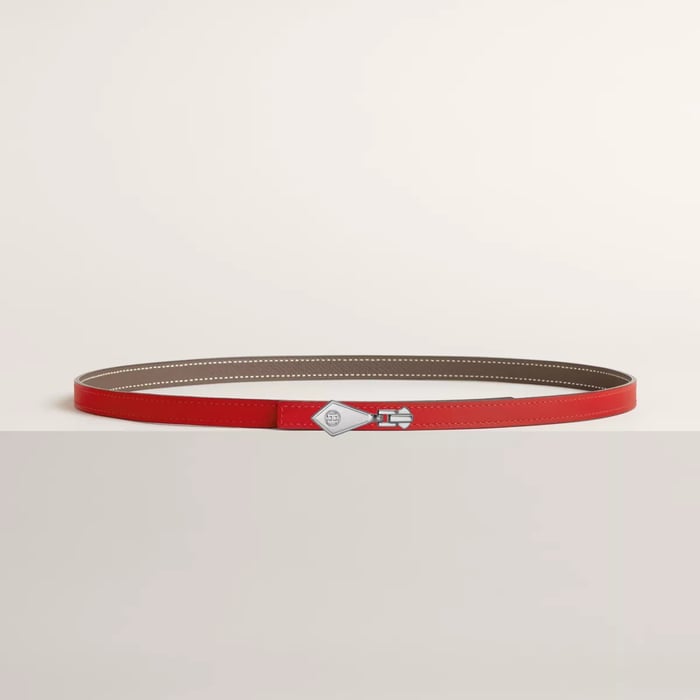 Fermetout belt buckle & Reversible leather strap 13 mm