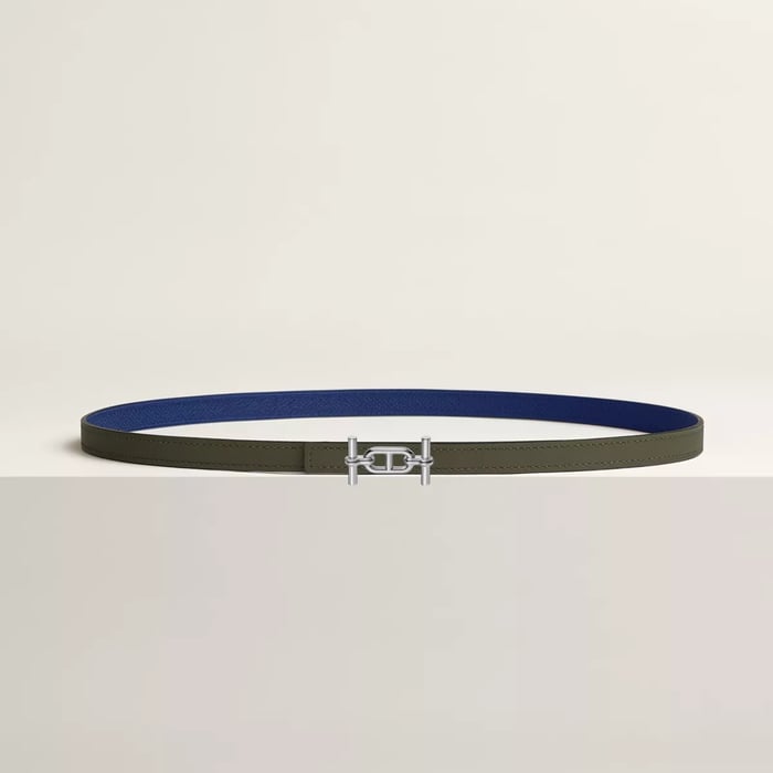 Ancre 벨트 버클 & 리버서블 가죽 스트랩 13mm