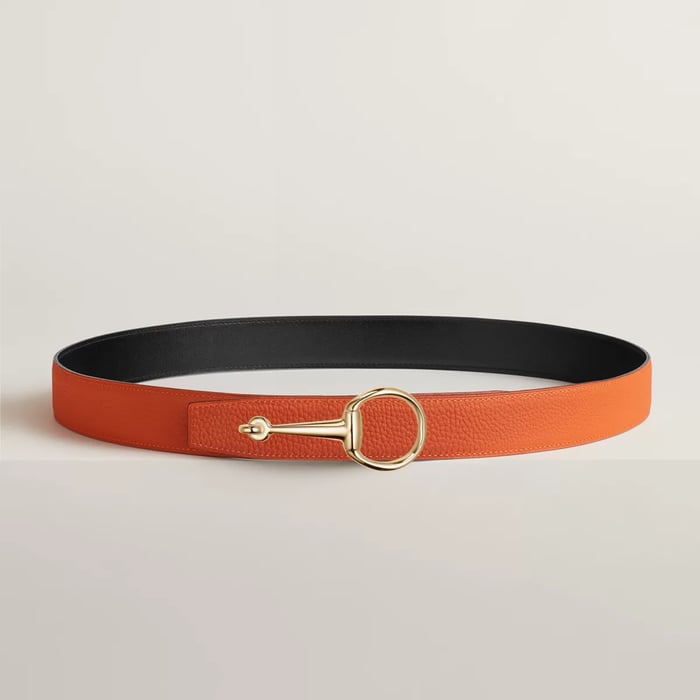 Casaque Belt Buckle & Reversible Leather Strap 32 MM
