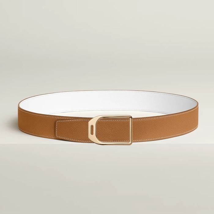 Jockey Belt Buckle & Reversible Leather Strap 38 MM