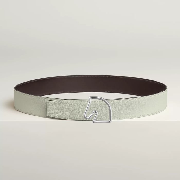Tete De Cheval Belt Buckle & Reversible Leather Strap 38 MM
