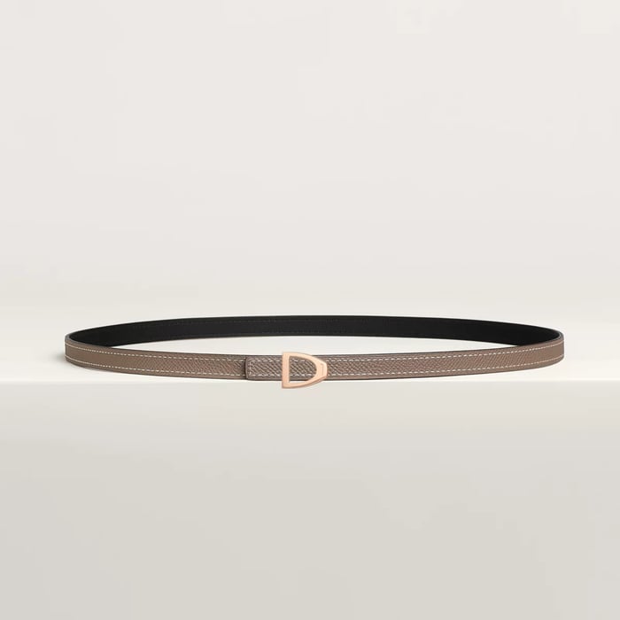 Cavaliere 벨트 버클 & 리버서블 가죽 스트랩 13mm