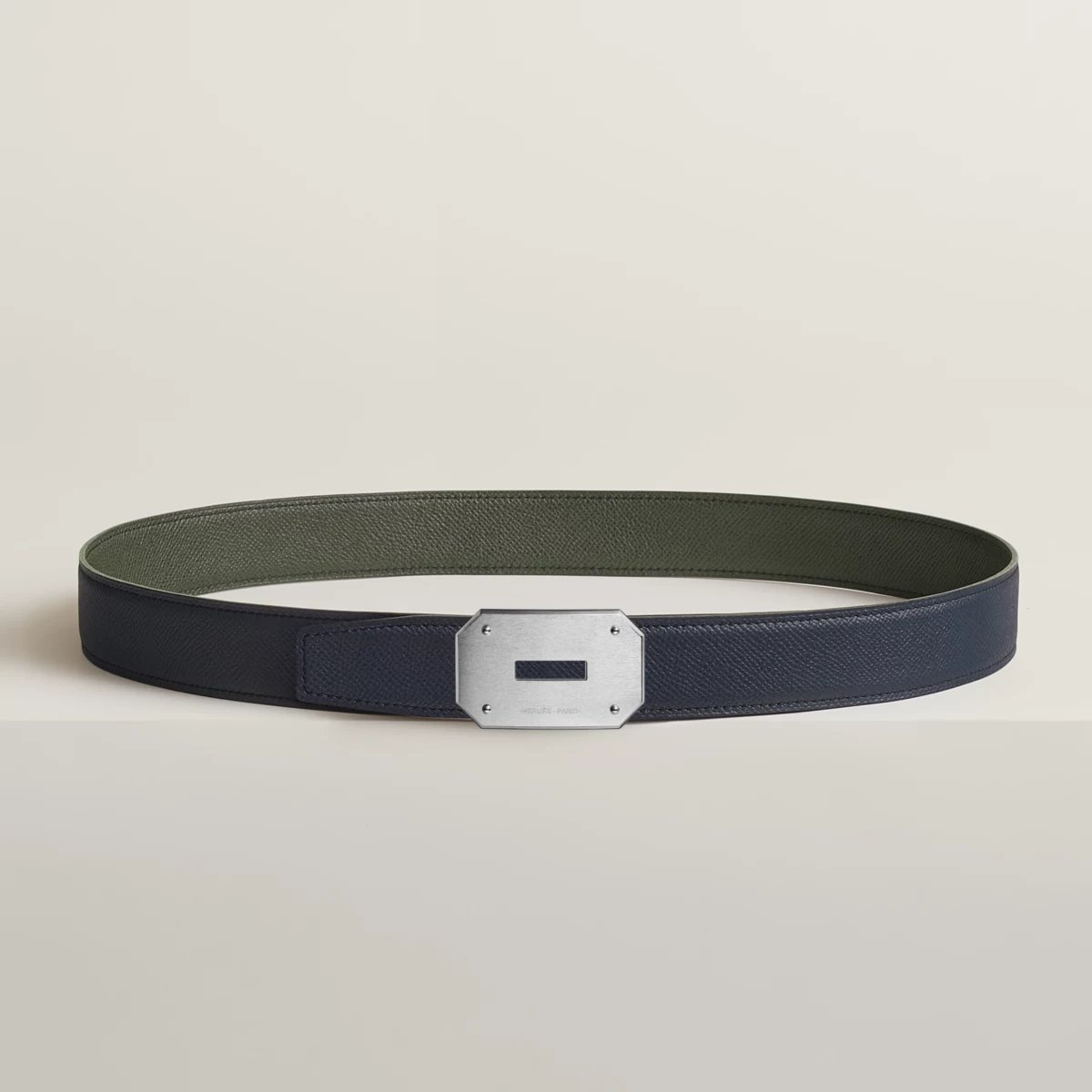 Neo belt buckle & Reversible leather strap 32 mm