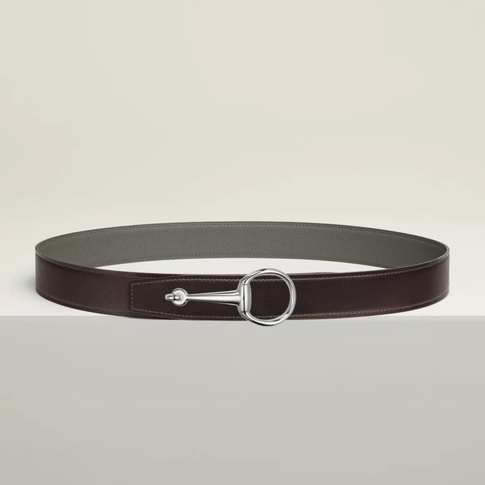 Casaque Belt Buckle & Reversible Leather Strap 32 MM