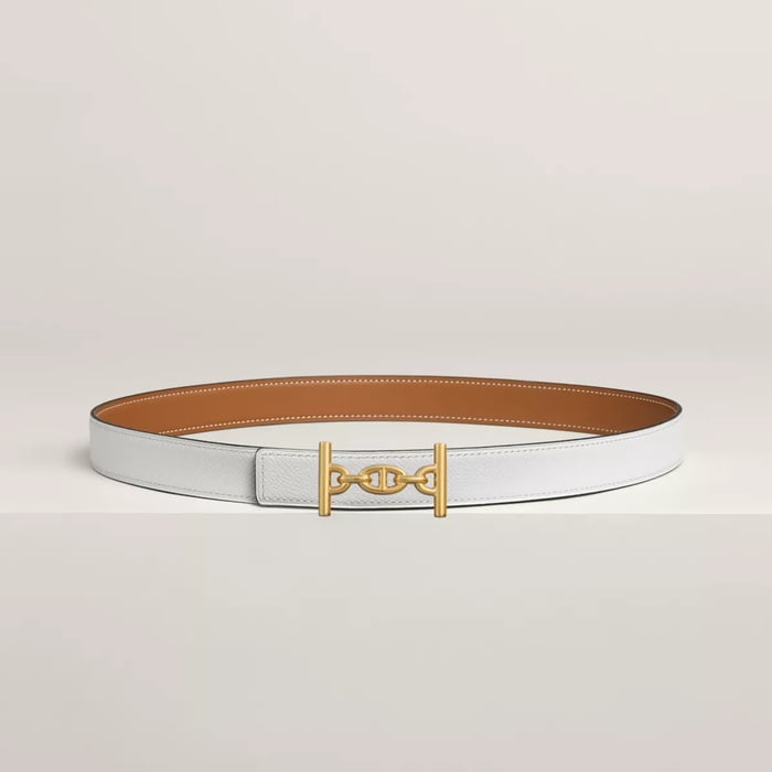 Lagune Belt Buckle & Reversible Leather Strap 24 MM