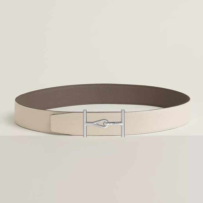 Jumbo Belt Buckle & Reversible Leather Strap 38 MM