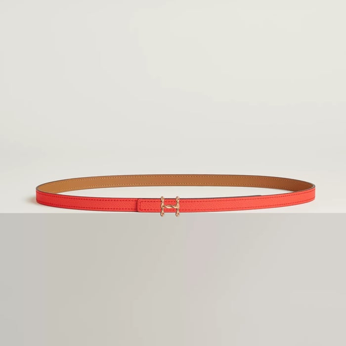 H Torsade Belt Buckle & Reversible Leather Strap 13 MM