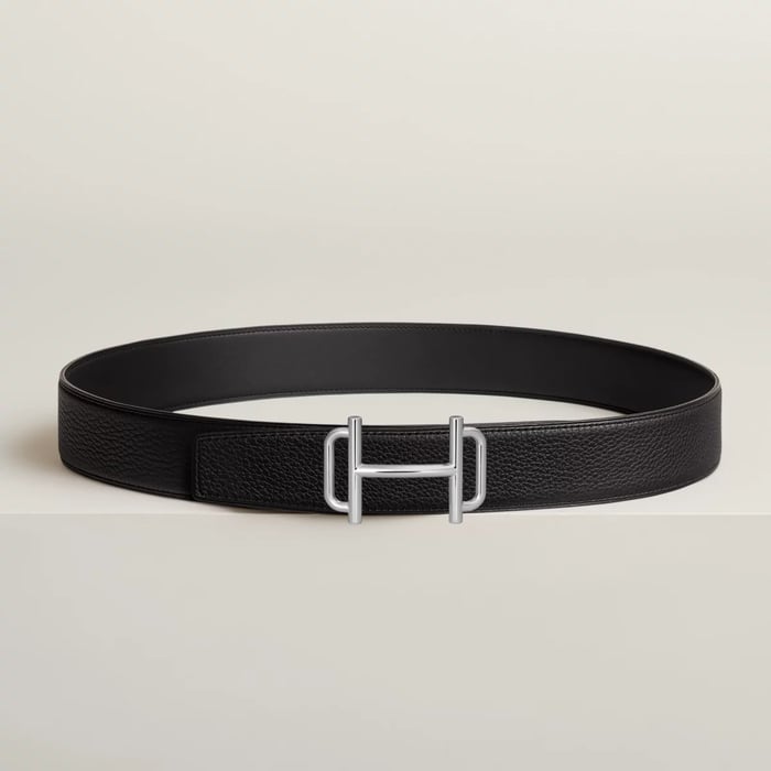 Royal Belt Buckle & Reversible Leather Strap 38 MM