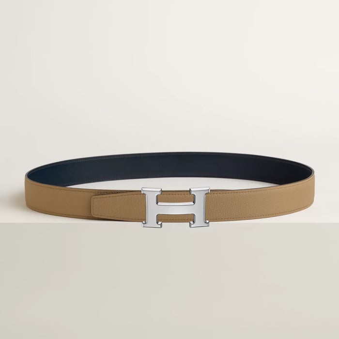 H 벨트 버클 & 리버서블 가죽 스트랩 32mm