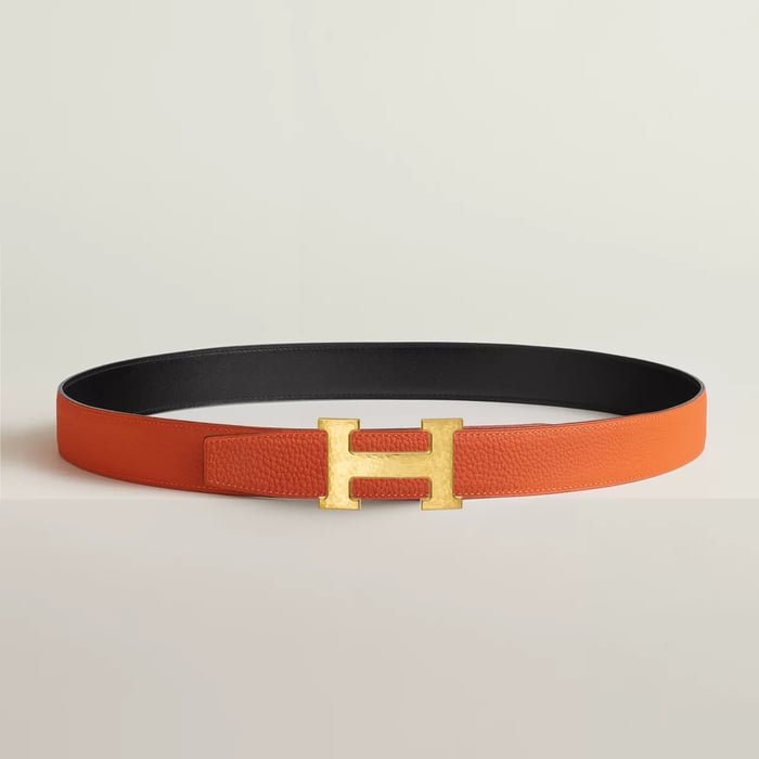 H Martelee 벨트 버클 & 리버서블 가죽 스트랩 32mm