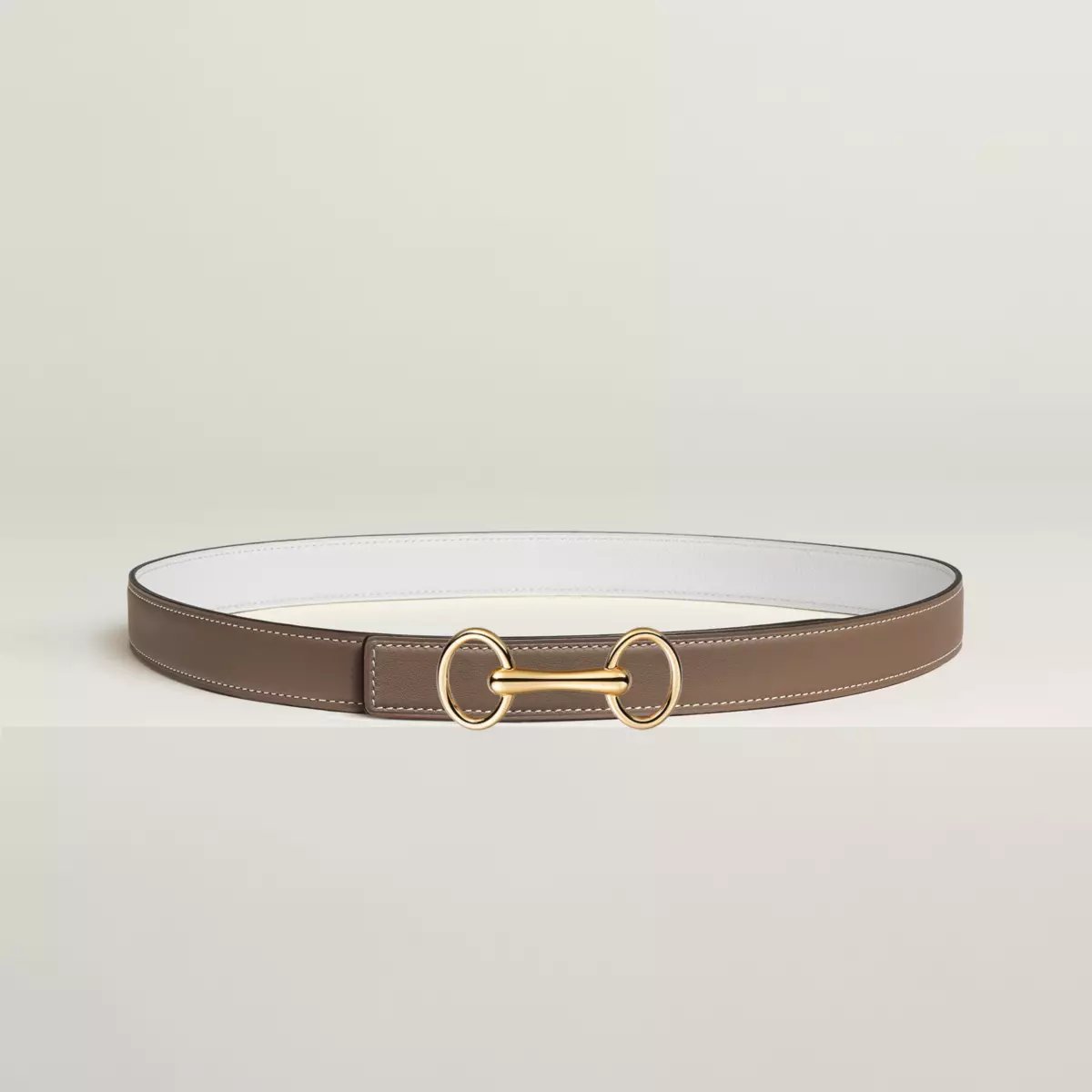 Heritage belt buckle & Reversible leather strap 24 mm