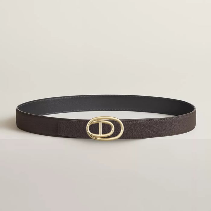 Odyssee Belt Buckle & Reversible Leather Strap 32 MM