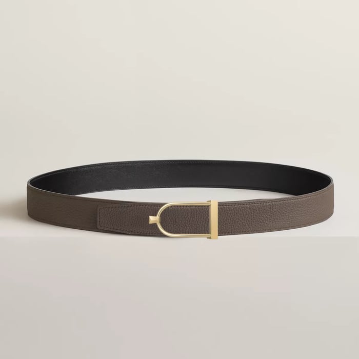 Ecrin Belt Buckle & Reversible Leather Strap 32 MM