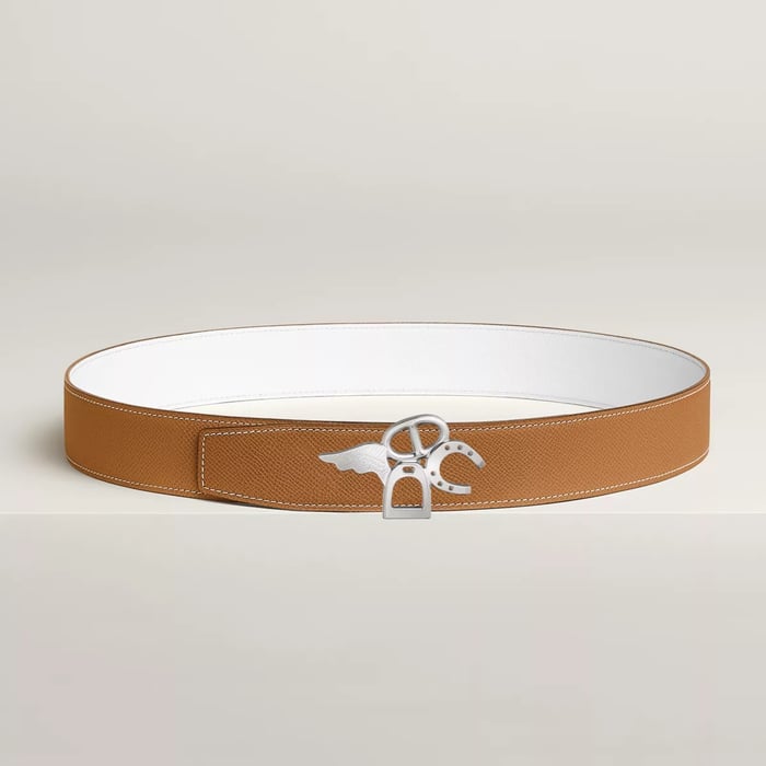 Good Luck Belt Buckle & Reversible Leather Strap 38 MM