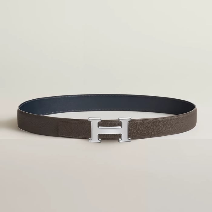 H 벨트 버클 & 리버서블 가죽 스트랩 32mm