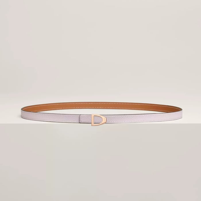 Cavaliere Belt Buckle & Reversible Leather Strap 13 MM