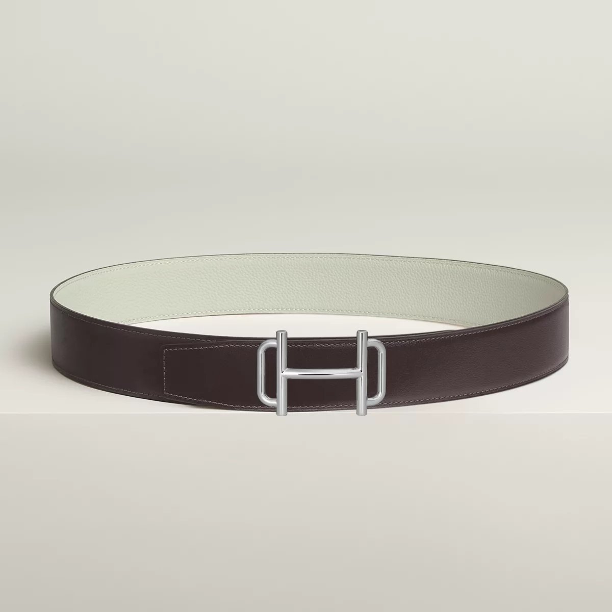 Royal belt buckle & Reversible leather strap 38 mm