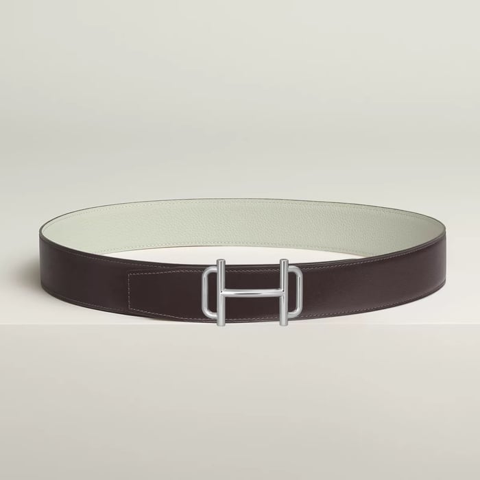 Royal Belt Buckle & Reversible Leather Strap 38 MM