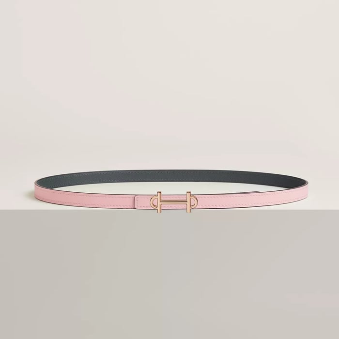 Gamma belt buckle & Reversible leather strap 13 mm