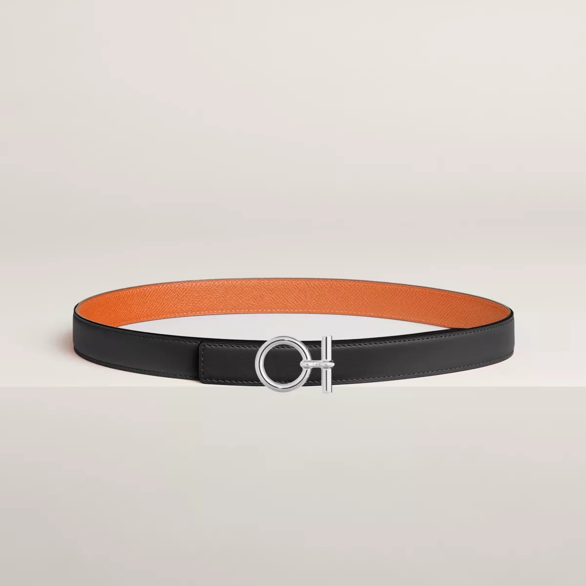 Flot belt buckle & Reversible leather strap 24 mm
