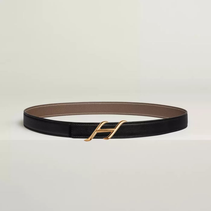 HDN belt buckle & Reversible leather strap 24 mm