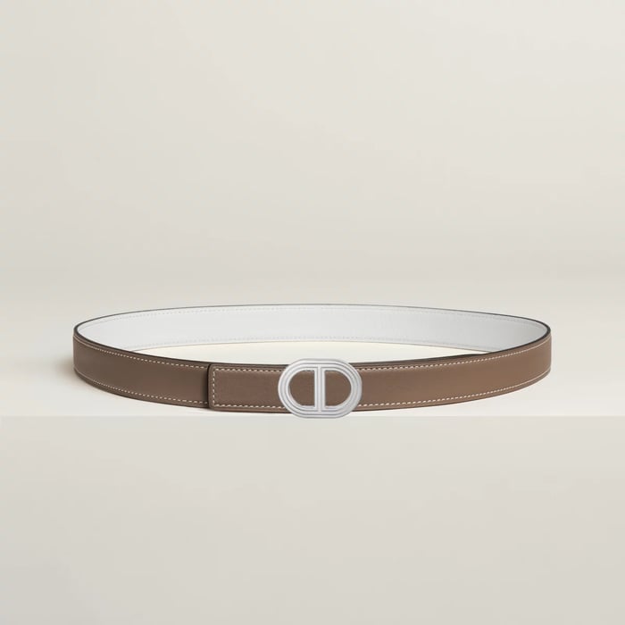 Rivage Belt Buckle & Reversible Leather Strap 24 MM