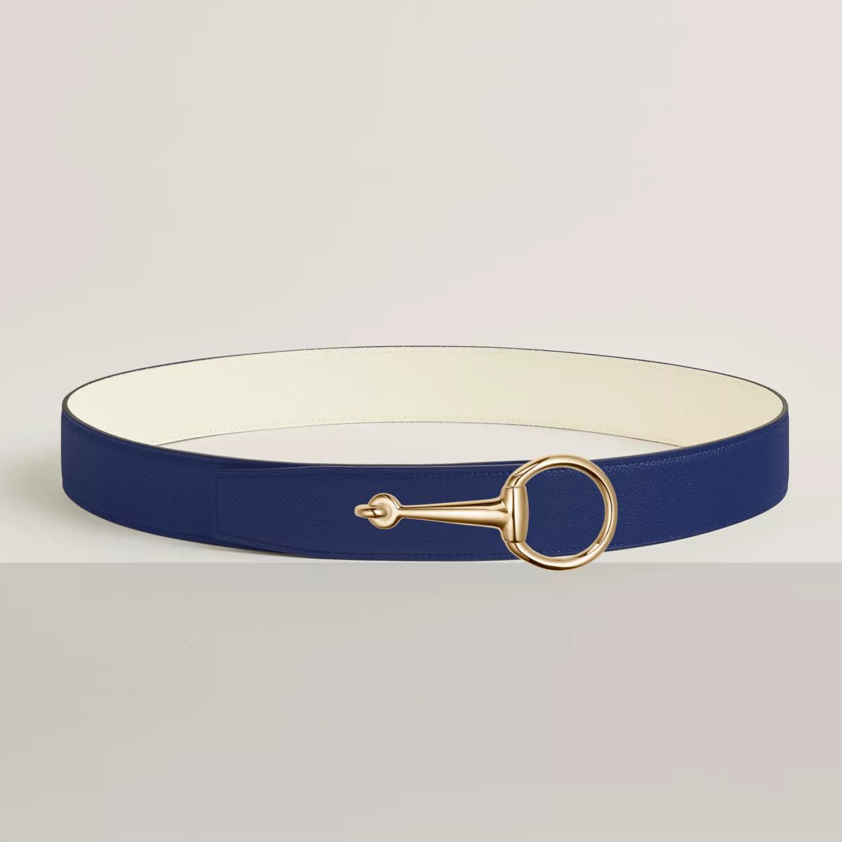 Casaque belt buckle & Reversible leather strap 38 mm