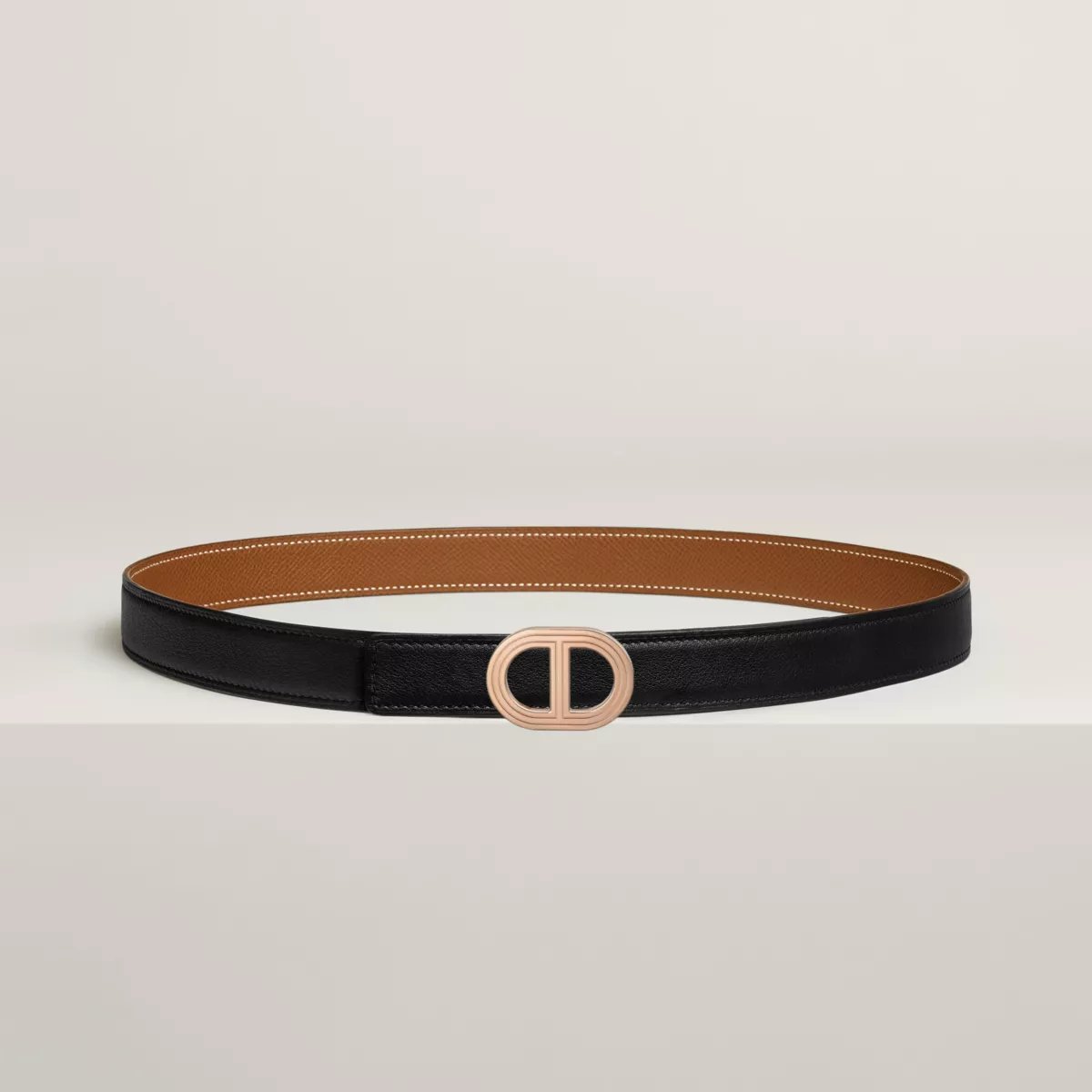 Rivage belt buckle & Reversible leather strap 24 mm