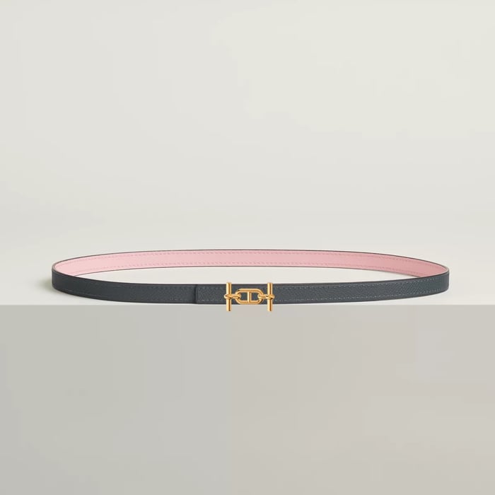 Ancre 벨트 버클 & 리버서블 가죽 스트랩 13mm