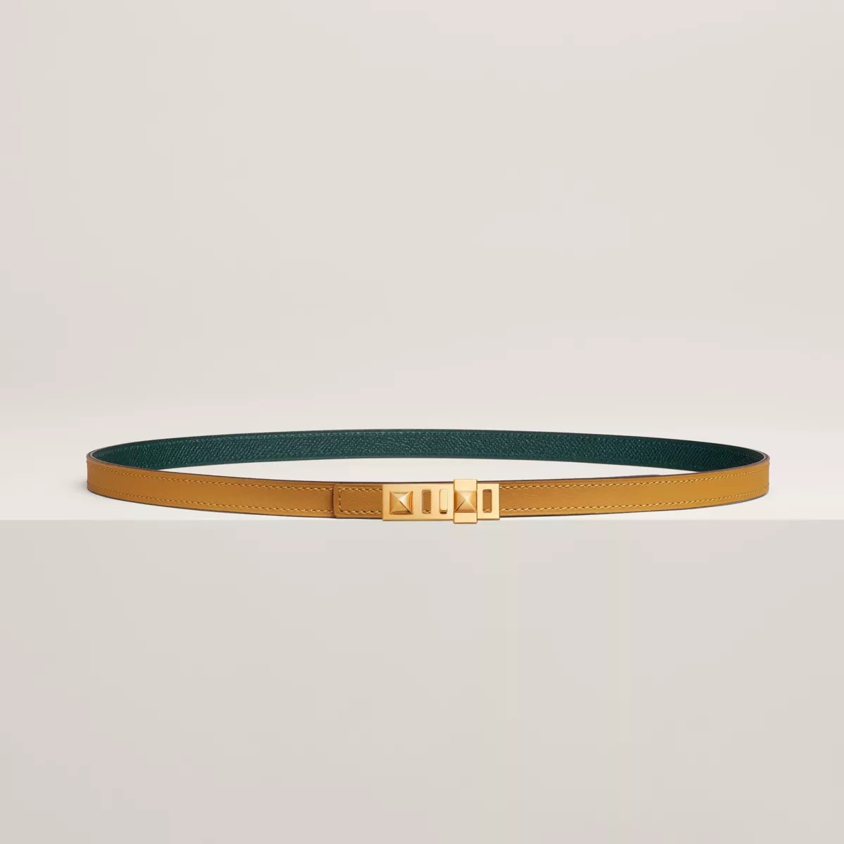 Collier de Chien belt buckle & Reversible leather strap 13 mm