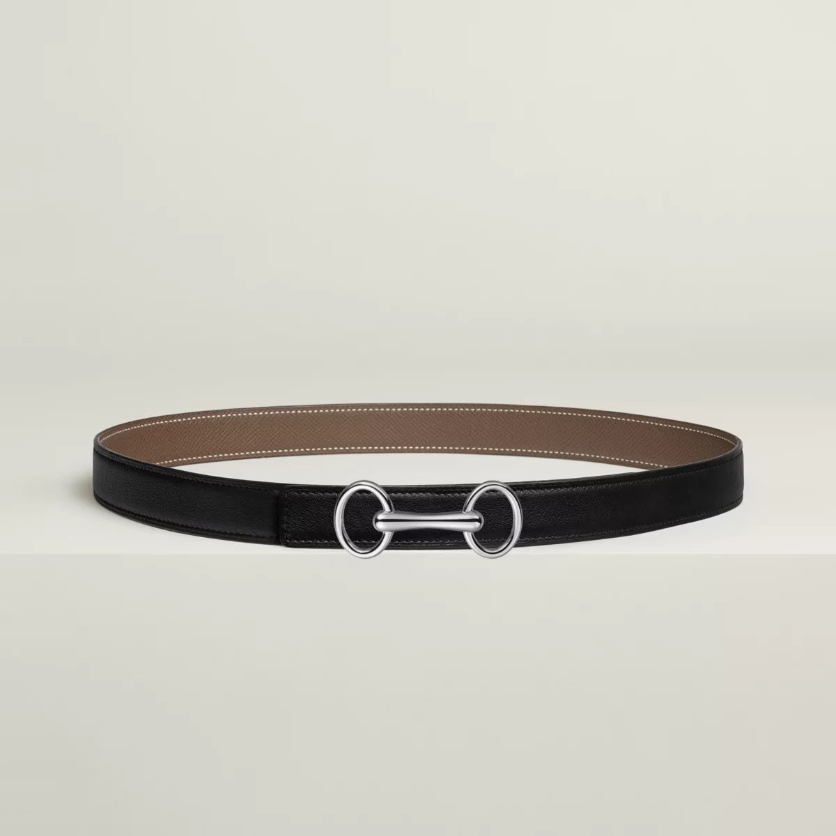 Heritage belt buckle & Reversible leather strap 24 mm